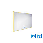 Nimco Černé LED zrcadlo 1000x700 se dvěma dotykovými senzory – Obrázok 9