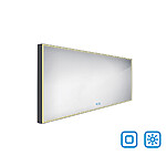 Nimco Černé LED zrcadlo 1400x700 se dvěma dotykovými senzory – Obrázok 9