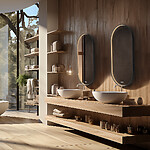 Nimco ČERNÉ LED zrcadlo 400x800 se dvěma dotykovými senzory – Obrázok 3