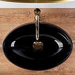 Umývadlo na dosku REA BELINDA - čierne – Obrázok 4