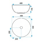 Umývadlo na dosku REA Erica – Obrázok 5