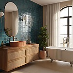 Umývadlo na dosku REA Vanda Cinnamon Matt – Obrázok 4