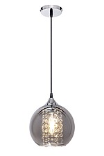 Zrkadlová sklenená závesná lampa s kryštálmi APP600-1CP – Obrázok 5