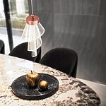 Zrkadlová lampa Závesné APP1765-1CP z ružového zlata – Obrázok 2