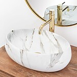 Umývadlo na dosku REA LINDA - lesklá láva – Obrázok 4