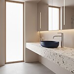 Umývadlová batéria REA Argon Brush Nickel  high – Obrázok 6