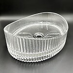 Umývadlo na dosku Rea Harper Transparent – Obrázok 4