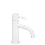 Umývadlová batéria REA LUNGO - lesklá biela, nízka