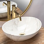 Umývadlo na dosku REA SOFIA Aiax - mramor – Obrázok 2