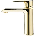 Umývadlová batéria REA BLOOM - zlatá, nízka – Obrázok 2