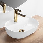 Umývadlo na dosku REA AURA 42 - biele – Obrázok 2