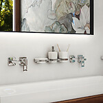 Nimco Držák na kartáčky s  pohárky – Obrázok 4