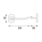 Nimco Držák na toaletní papír – Obrázok 2