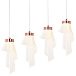 Zrkadlová lampa Závesné APP1765-1CP z ružového zlata – Obrázok 6