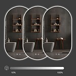 Zrkadlo LED EGG 60x80 cm – Obrázok 3