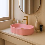 Umývadlo na dosku REA Vanda Bubble Gum Matt – Obrázok 4