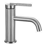 Umývadlová batéria REA Argon Brush Nickel  Low – Obrázok 2