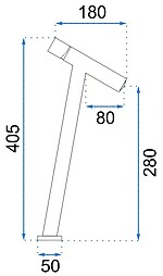 Umývadlová batéria REA ZEN - matná čierna vysoká – Obrázok 9