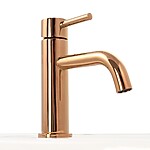 Umývadlová batéria REA LUNGO Copper nízka – Obrázok 5