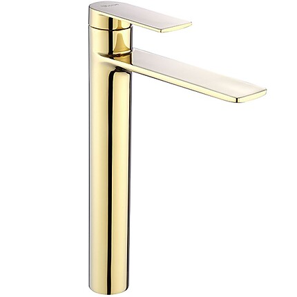 Umývadlová batéria REA STORM - zlatá, vysoká