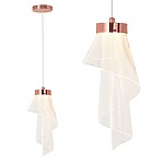 Zrkadlová lampa Závesné APP1765-1CP z ružového zlata