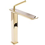 Umývadlová batéria REA MODO - zlato, vysoká – Obrázok 3