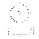 Umývadlo na dosku REA Betty – Obrázok 6