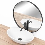 Umývadlo na dosku REA PAMELA - biele – Obrázok 4