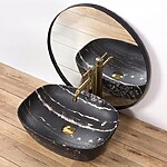 Umývadlo na dosku Rea Freja Black – Obrázok 2