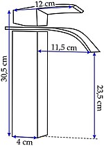 Umývadlová batéria Rea Falcon 30 – Obrázok 8