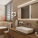 Nimco LED zrcátko s nastavit. teplotou svítivosti – Obrázok 2