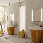 Nimco LED zrcadlo 500x700 se dvěma dotykovými senzory – Obrázok 2