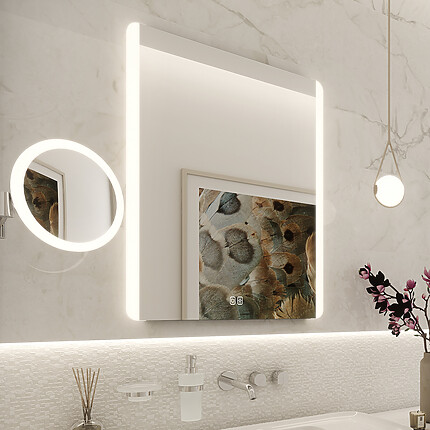 Nimco LED zrcadlo 600x800 se dvěma dotykovými senzory