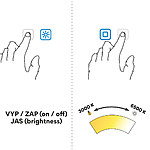 Nimco LED zrcadlo 600x800 se dvěma dotykovými senzory – Obrázok 3