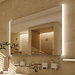 Nimco LED zrcadlo 800x700 se dvěma dotykovými senzory