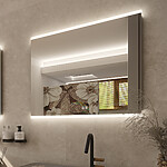 Nimco LED zrcadlo 800x700 se dvěma dotykovými senzory