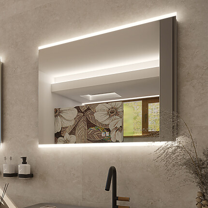 Nimco LED zrcadlo 800x700 se dvěma dotykovými senzory