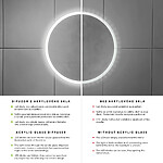 Nimco LED zrcadlo 900x700, dva dotykové spínače – Obrázok 5