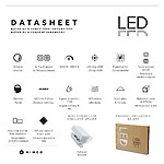 Nimco LED zrcadlo 900x700, dva dotykové spínače – Obrázok 6