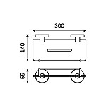 Nimco Police IXI s ohrádkou, 30 cm – Obrázok 2