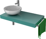 pult ELEMENT 12 do 1000x80x500 doska pod umývadlo – Obrázok 2