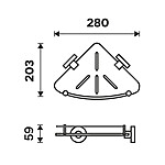 Nimco Police IXI rohová s ohrádkou – Obrázok 3