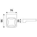 Nimco Samotný úchyt Maya – Obrázok 2