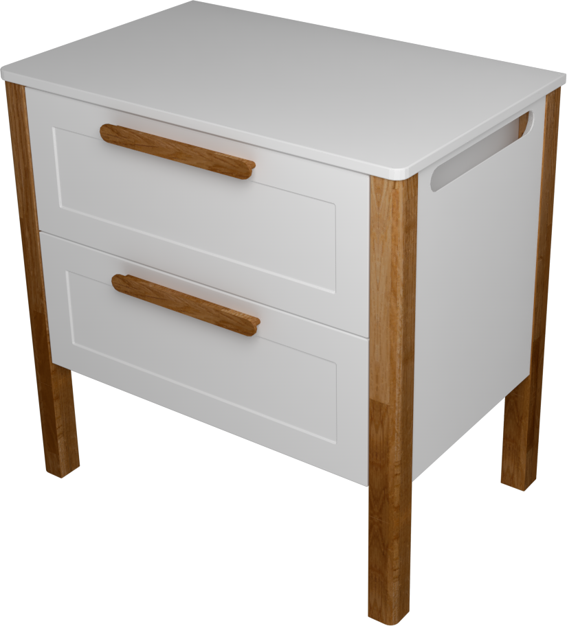 vill20-stol-2z-80-0000 stolík Villago 20, dvoj-zásuvka – Obrázok 1