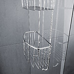 Nimco Závěsná police třípatrová CHROMOVÁ – Obrázok 2