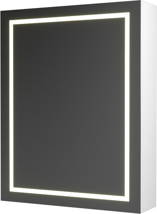 zrk-pro-led-600-1dv0000 zrkadlo PRO do 600 LED jedno-dverové – Obrázok 1