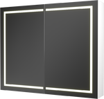 zrkadlo PRO do 800 LED dvoj-dverové