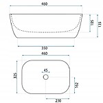 Umývadlo na dosku Basaro Hestia – Obrázok 4