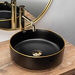 Umývadlo na dosku Rea Sami BLACK MAT – Obrázok 2