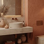 Umývadlo na dosku DUO Caffe Latte Matt – Obrázok 8